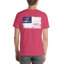 Load image into Gallery viewer, Christian Flag Short - Sleeve Unisex T - Shirt - God and Guns Apparel