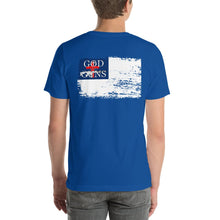 Load image into Gallery viewer, Christian Flag Short - Sleeve Unisex T - Shirt - God and Guns Apparel