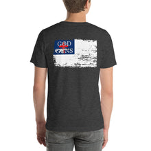 Load image into Gallery viewer, Christian Flag Short - Sleeve Unisex T - Shirt - God and Guns Apparel