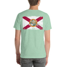 Load image into Gallery viewer, Florida Flag Short - Sleeve Unisex T - Shirt - God and Guns Apparel