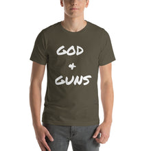 Load image into Gallery viewer, God & Guns T-Shirt | Bella + Canvas 3001 - God and Guns Apparel