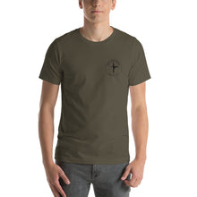 Load image into Gallery viewer, USA Flag Short-Sleeve Unisex T-Shirt - God and Guns Apparel