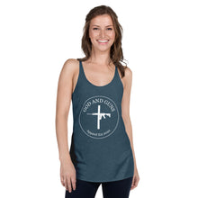 Load image into Gallery viewer, Women's Racerback Tank - God and Guns Apparel