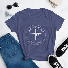 Load image into Gallery viewer, Women's short sleeve t - shirt - God and Guns Apparel