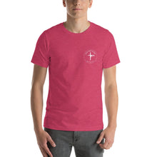 Load image into Gallery viewer, Christian Flag Short - Sleeve Unisex T - Shirt - God and Guns Apparel
