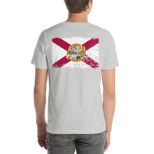 Load image into Gallery viewer, Florida Flag Short - Sleeve Unisex T - Shirt - God and Guns Apparel
