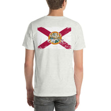 Load image into Gallery viewer, Florida Flag Short - Sleeve Unisex T - Shirt - God and Guns Apparel
