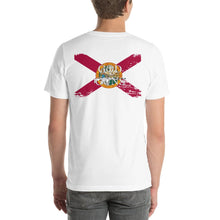 Load image into Gallery viewer, Florida Flag Short - Sleeve Unisex T - Shirt - God and Guns Apparel
