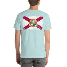 Load image into Gallery viewer, Florida Flag Short - Sleeve Unisex T - Shirt - God and Guns Apparel
