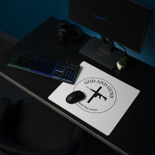 Gaming mouse pad - God and Guns Apparel