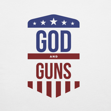 Load image into Gallery viewer, God and Guns Badge Short-Sleeve Unisex T-Shirt - God and Guns Apparel
