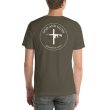 Load image into Gallery viewer, God &amp; Guns T - Shirt | Bella + Canvas 3001 - God and Guns Apparel
