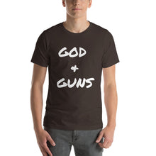 Load image into Gallery viewer, God &amp; Guns T-Shirt | Bella + Canvas 3001 - God and Guns Apparel
