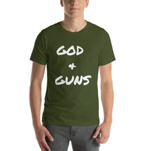 Load image into Gallery viewer, God &amp; Guns T-Shirt | Bella + Canvas 3001 - God and Guns Apparel
