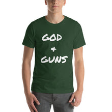Load image into Gallery viewer, God &amp; Guns T-Shirt | Bella + Canvas 3001 - God and Guns Apparel
