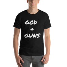 Load image into Gallery viewer, God &amp; Guns T-Shirt | Bella + Canvas 3001 - God and Guns Apparel
