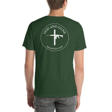 Load image into Gallery viewer, God &amp; Guns T-Shirt | Bella + Canvas 3001 - God and Guns Apparel
