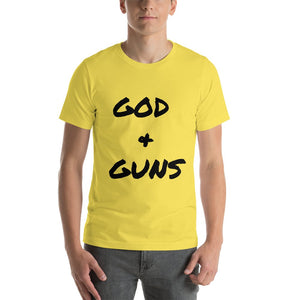 Short - Sleeve Unisex T - Shirt - God and Guns Apparel