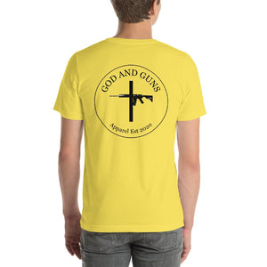 Short - Sleeve Unisex T - Shirt - God and Guns Apparel