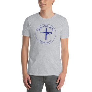 Thin Blue Line Short - Sleeve Unisex T - Shirt - God and Guns Apparel