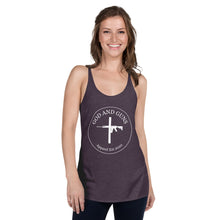 Load image into Gallery viewer, Women&#39;s Racerback Tank - God and Guns Apparel
