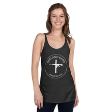Load image into Gallery viewer, Women&#39;s Racerback Tank - God and Guns Apparel
