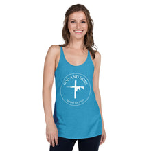 Load image into Gallery viewer, Women&#39;s Racerback Tank - God and Guns Apparel
