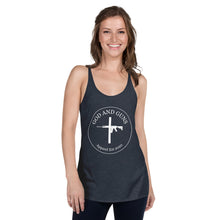 Load image into Gallery viewer, Women&#39;s Racerback Tank - God and Guns Apparel

